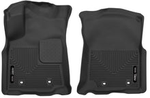 Load image into Gallery viewer, Husky Liners 2018 Toyota Tacoma Crew/Extended Cab X-Act Contour Black Front Floor Liners
