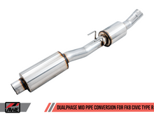 Load image into Gallery viewer, AWE Tuning 2017+ Honda Civic Type R Touring Edition Exhaust w/Front &amp; Mid Pipes - Chrome Silver Tips
