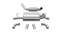 Load image into Gallery viewer, Corsa 18+ Jeep Wrangler JL 2.5in Dual Rear Turn Down Exit Touring Axle-Back Exhaust
