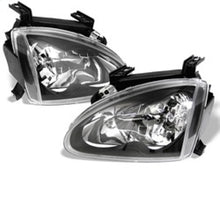 Load image into Gallery viewer, Spyder Honda Del Sol 93-97 Crystal Headlights Black HD-YD-HD93-BK
