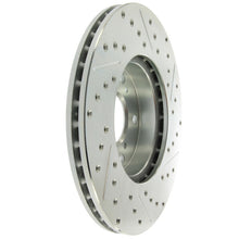 Load image into Gallery viewer, StopTech Select Sport 06-08 Honda Civic GX / 98-02 Accord V7 Slotted and Drilled Right Front Rotor
