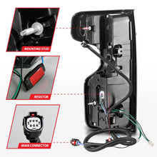 Load image into Gallery viewer, Anzo 19-21 Chevy Silverado Full LED Tailights Black Housing Clear Lens G2 (w/C Light Bars)
