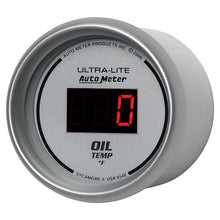 Load image into Gallery viewer, Autometer Ultra-Lite 52MM 0-340 Deg F Digital Oil Temperature
