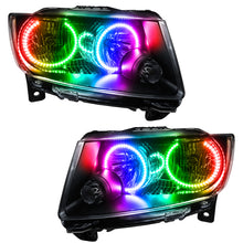 Load image into Gallery viewer, Oracle 11-13 Jeep Grand Cherokee SMD HL (Non-HID) - Chrome - ColorSHIFT w/ Simple Controller
