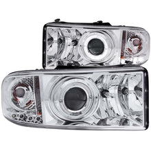 Load image into Gallery viewer, ANZO 1994-2001 Dodge Ram Projector Headlights w/ Halo Chrome
