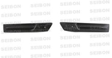 Load image into Gallery viewer, Seibon 09-10 Nissan GTR R35 Carbon Fiber Fender Duct Logos (Pair)
