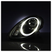 Load image into Gallery viewer, Spyder Porsche Cayman 05-08 Headlights - Halogen Model Only - DRL LED - Black PRO-YD-P98705-DRL-BK

