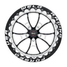 Load image into Gallery viewer, Weld S80 17x11 / 5x115 BP / 6.2in BS Black Wheel (High Pad) - Black Single Beadlock MT
