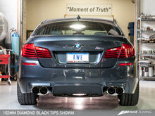 Load image into Gallery viewer, AWE Tuning BMW F10 M5 Touring Edition Axle-Back Exhaust Diamond Black Tips
