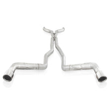 Load image into Gallery viewer, Stainless Works 10-15 Camaro 6.2L 3in Dual Chambered Catback System X-Pipe Factory Connect
