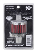 Load image into Gallery viewer, K&amp;N 3/4 inch ID 2 inch OD 1.5 inch H Clamp On Crankcase Vent Filter
