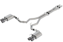 Load image into Gallery viewer, Borla 2018 Ford Mustang GT 5.0L AT/MT 3in Atak Catback Exhaust w/ Valves (Carbon Fiber Tip)
