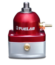 Load image into Gallery viewer, Fuelab 515 EFI Adjustable FPR Large Seat 25-90 PSI (2) -10AN In (1) -6AN Return - Red
