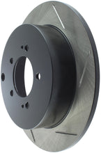 Load image into Gallery viewer, StopTech Power Slot 07-09 Mitsubishi Outlander Slotted Left Rear Rotor
