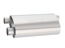 Load image into Gallery viewer, Borla Universal Pro-XS Muffler Oval 3in Inlet/ 2.5in Dual Outlet Transverse Flow Notched Muffler
