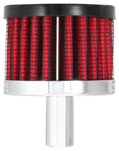 Load image into Gallery viewer, K&amp;N Steel Base Crankcase Vent Filter .5in Vent OD x 2in OD x 1.5in Height
