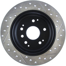 Load image into Gallery viewer, StopTech 04-08 Acura TL / 03-09 honda Element Slotted &amp; Drilled Right Rear Rotor
