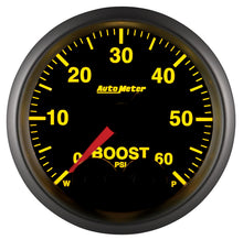 Load image into Gallery viewer, Autometer Elite 52mm 0-60 PSI Boost Peak &amp; Warn w/ Electronic Control Gauge

