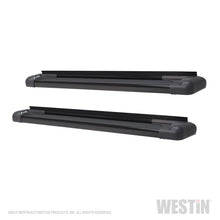 Load image into Gallery viewer, Westin SG6 Black Aluminum Running Boards 74.25in
