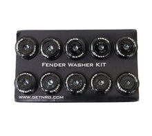 Load image into Gallery viewer, NRG Fender Washer Kit w/Color Matched M6 Bolt Rivets For Plastic (Black) - Set of 10
