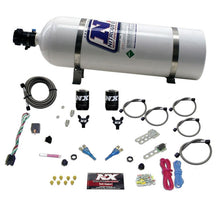 Load image into Gallery viewer, Nitrous Express 92-95 Dodge V8 TBI Dual Nozzle Nitrous Kit (50-125HP) w/15lb Bottle
