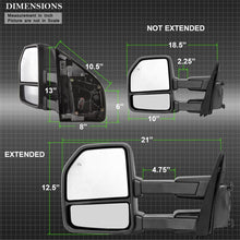 Load image into Gallery viewer, xTune 15-17 Ford F-150 Heated Telescoping Mirrors (Pair) (MIR-FF15015-G4-PWH-SET)
