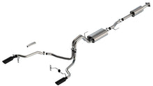 Load image into Gallery viewer, Borla F-150 2021 5.0L 4dr CC SB EC STB Lariat/KR/Pltm/LTD 3/2.25 SRE Cat-Back Touring Black CHR Tips
