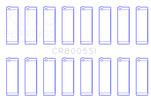Load image into Gallery viewer, King Ford Stroker w/ Chevy 2.100 Pin / Ford .712in Width Performance Rod Bearings
