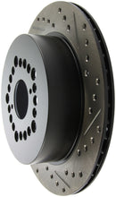 Load image into Gallery viewer, StopTech Power Slot 93-97 Lexus GS Series/95-00 LS400/92-00 SC400 Rear Left Drilled &amp; Slotted Rotor
