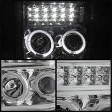 Load image into Gallery viewer, Xtune Ford F250/350/450 Super Duty 08-10 Projector Headlights LED Halo Chrome PRO-JH-FS08-LED-C
