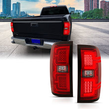 Load image into Gallery viewer, ANZO 2014-2018 Chevy Silverado 1500 LED Taillights Red/Clear
