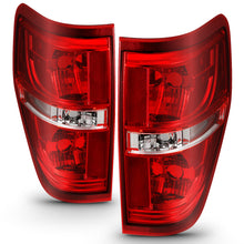 Load image into Gallery viewer, ANZO 2009-2014 Ford F-150 Euro Taillight Red/Clear (W/O Bulb)
