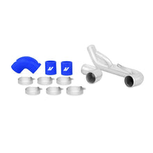 Load image into Gallery viewer, Mishimoto 08+ Mitsubishi Lancer Evolution X Blue Lower Intercooler Pipe Kit
