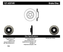 Load image into Gallery viewer, StopTech 1/02-05 Infiniti G35 (alloy disc) / 6/02-05 Nissan 350Z Slotted &amp; Drilled Right Front Rotor
