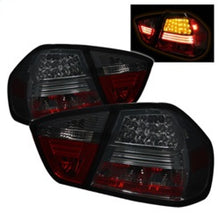 Load image into Gallery viewer, Spyder BMW E90 3-Series 06-08 4Dr LED Tail Lights Smoke ALT-YD-BE9006-LED-SM
