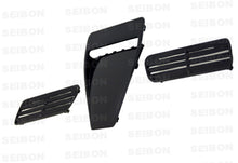 Load image into Gallery viewer, Seibon 08-09 Mitsubishi Evo X Carbon Fiber Hood Scoop - Only Fits OEM Hoods (Not Seibon Hoods)
