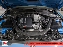 Load image into Gallery viewer, AWE Tuning BMW F8x M3/M4 S-FLO Carbon Intake
