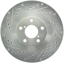 Load image into Gallery viewer, StopTech Select Sport 03-08 Subaru Forester Sport Slotted and Drilled Right Front Rotor
