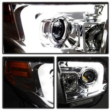 Load image into Gallery viewer, Spyder Toyota Tundra 2014-2016 Projector Headlights Light Bar DRL Chrome PRO-YD-TTU14-DRL-C
