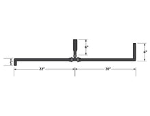 Load image into Gallery viewer, Fleece Performance Universal Pre-Formed 5/8in ID Hose w/ 90 Deg. Ends/1in ID T-Fitting
