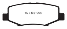 Load image into Gallery viewer, EBC 06-11 Dodge Nitro 3.7 Greenstuff Rear Brake Pads
