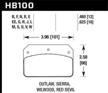 Load image into Gallery viewer, Hawk Wilwood Dynalite Caliper 16mm Motorsports DTC-60 Brake Pads
