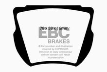 Load image into Gallery viewer, EBC 59-64 Daimler SP250 2.5 Greenstuff Front Brake Pads
