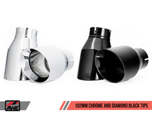Load image into Gallery viewer, AWE Tuning Audi B9 S5 3.0T Touring Edition Exhaust - Black Diam Tips (102mm)
