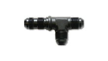 Load image into Gallery viewer, Vibrant -12AN Bulkhead Adapter Tee on Run Fittings - Anodized Black Only
