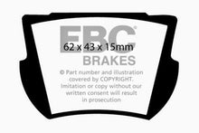 Load image into Gallery viewer, EBC 66-74 Lotus Elan 1.6 Greenstuff Rear Brake Pads
