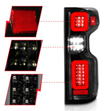Load image into Gallery viewer, Anzo 19-21 Chevy Silverado Full LED Tailights Black Housing Clear Lens G2 (w/C Light Bars)
