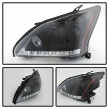 Load image into Gallery viewer, Spyder Lexus RX330 2004-2006 Projector Headlights Halogen Model- DRL LED Blk PRO-YD-LRX35004-DRL-BK
