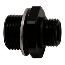 Load image into Gallery viewer, DeatschWerks 6AN ORB Male to M18 X 1.5 Metric Male (Incl O-Ring and Washer) - Anodized Matte Black

