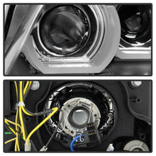 Load image into Gallery viewer, Spyder 09-12 BMW E90 3-Series 4DR Projector Headlights Halogen - LED - Black - PRO-YD-BMWE9009-BK
